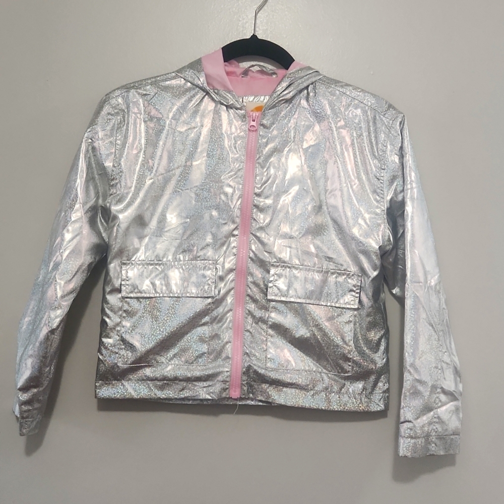 Silver jacket girls SZ. 10